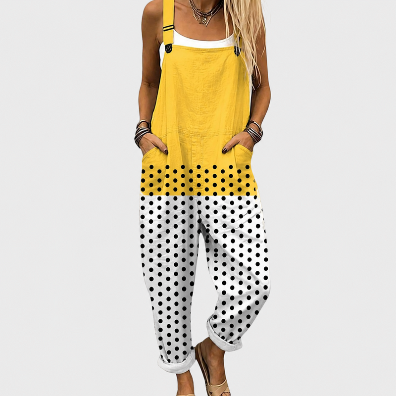 Bequemer bedruckter Jumpsuit