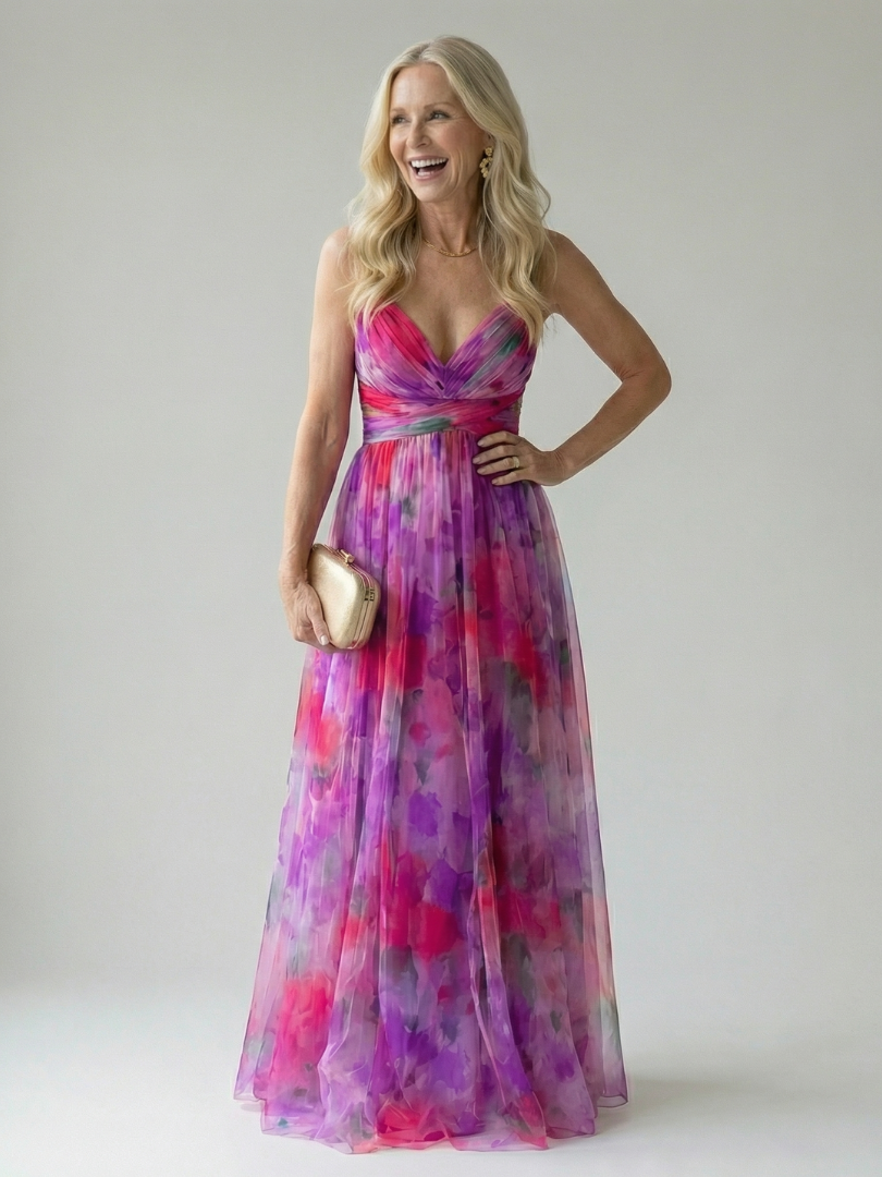 Kala | Weiches Maxikleid in Wickeloptik