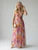 Isel | Maxi-Wickelkleid aus softem Material