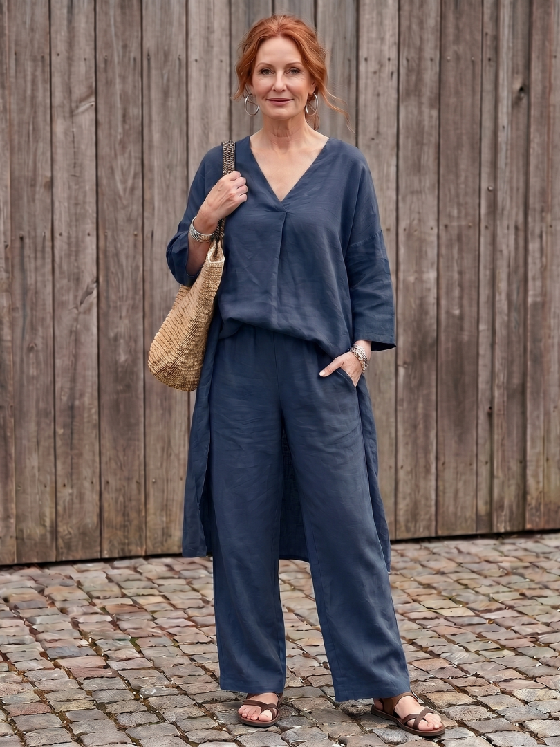 Onyx | Set aus lockerer Tunika und weiter Hose