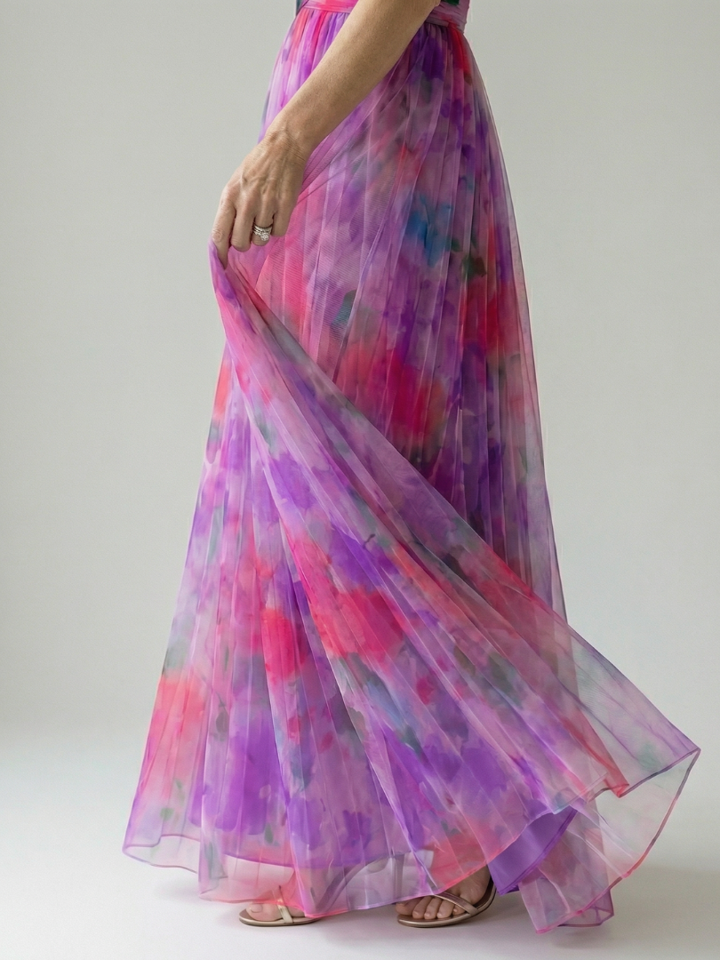 Kala | Weiches Maxikleid in Wickeloptik