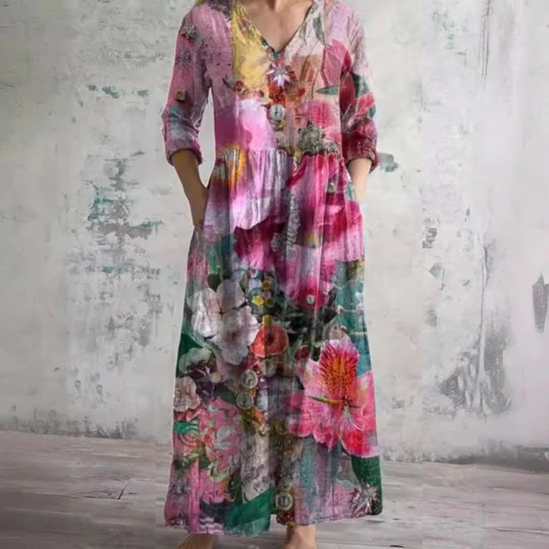 Lynn Sommerkleid mit Blumenmuster