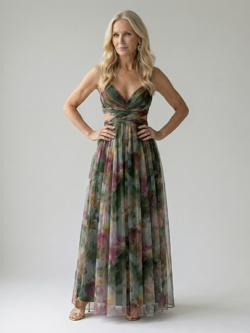 Kala | Weiches Maxikleid in Wickeloptik