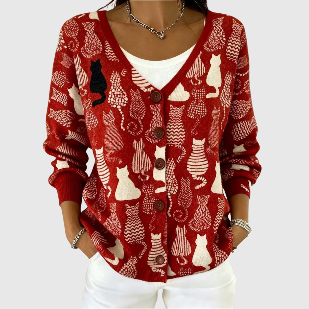 Vittoria Strickjacke mit Knöpfen