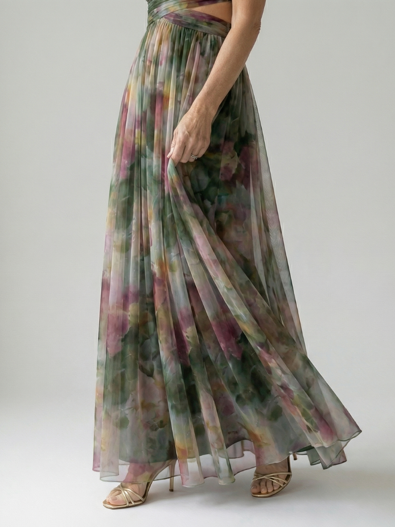 Kala | Weiches Maxikleid in Wickeloptik