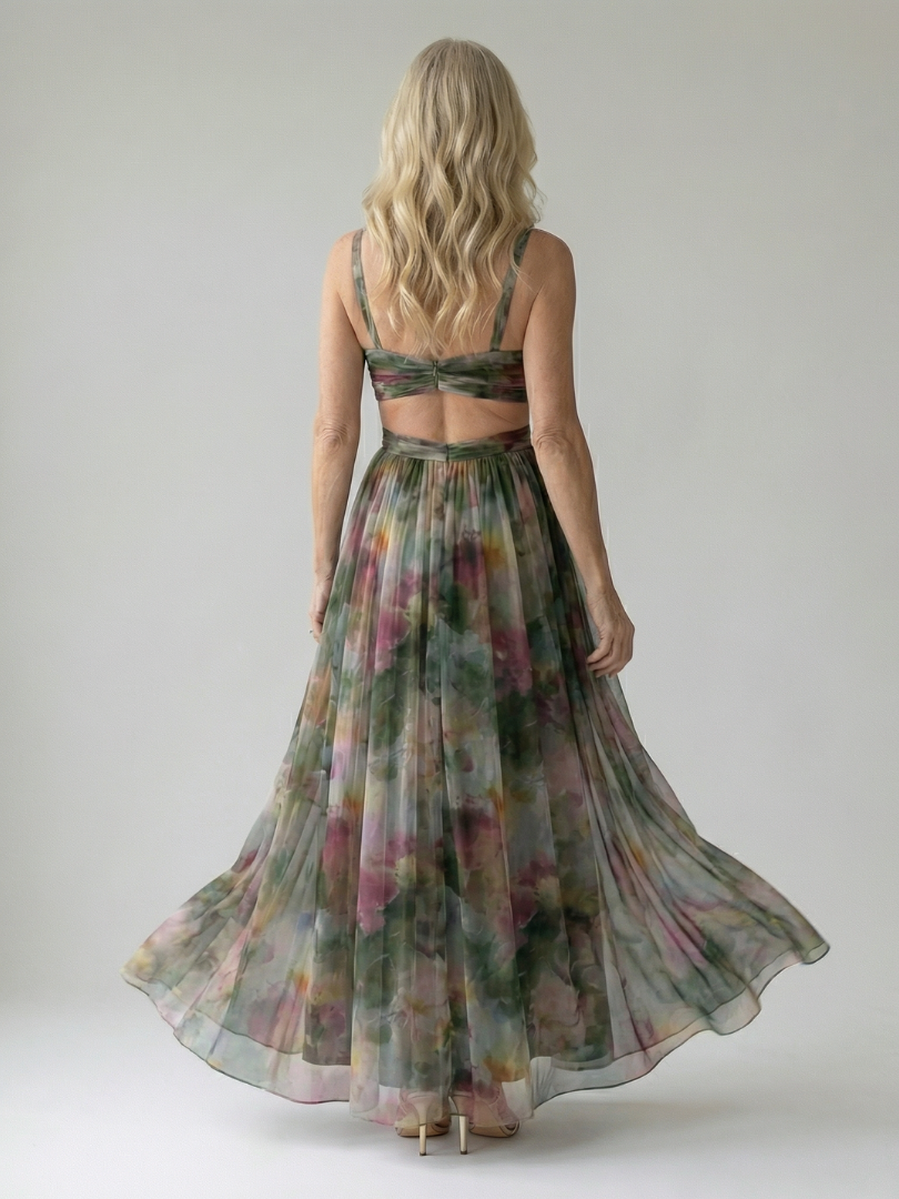 Kala | Weiches Maxikleid in Wickeloptik