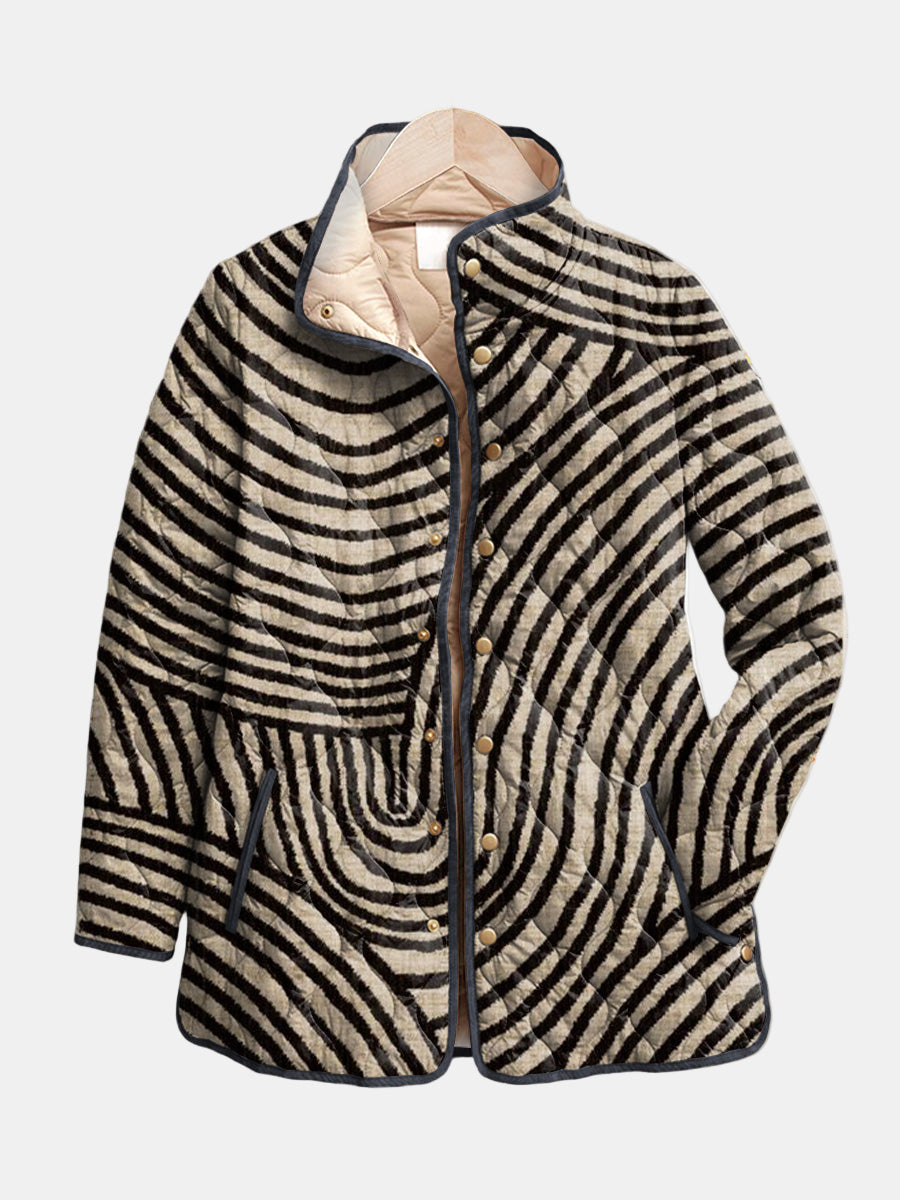 Inaya Retro-Kreis-Steppjacke – Ansicht 8