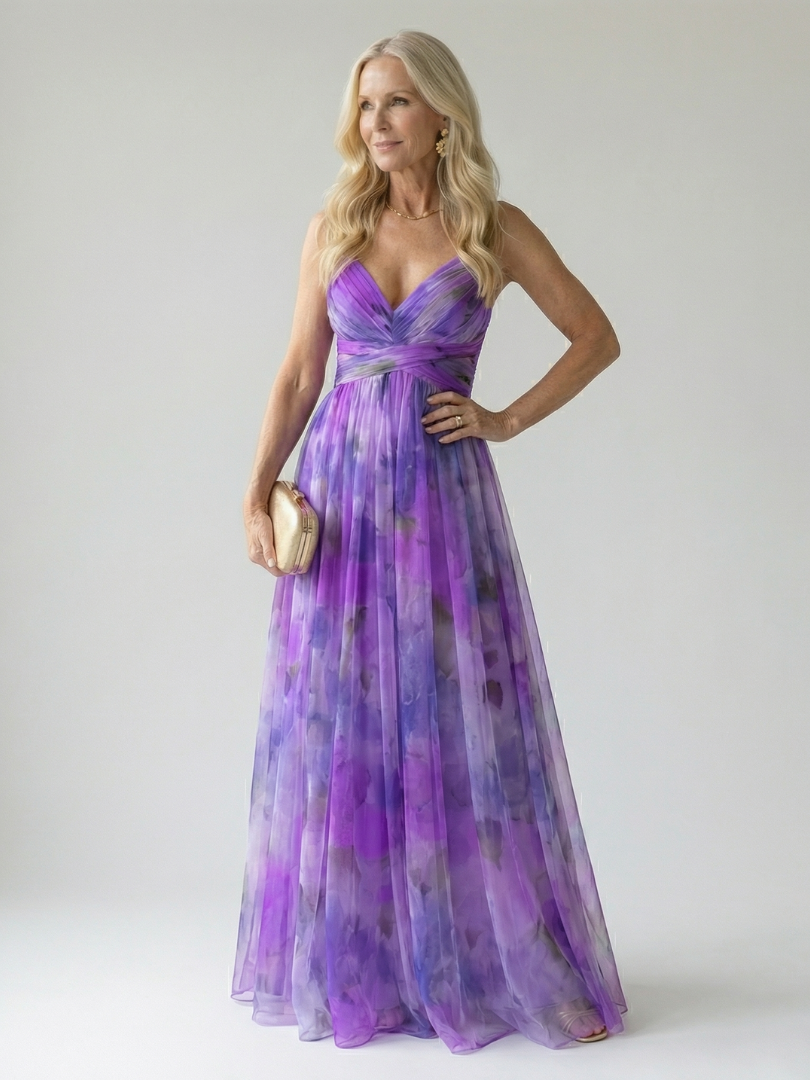 Kala | Weiches Maxikleid in Wickeloptik
