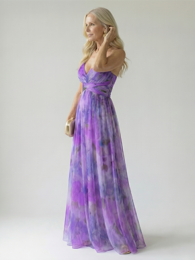 Kala | Weiches Maxikleid in Wickeloptik