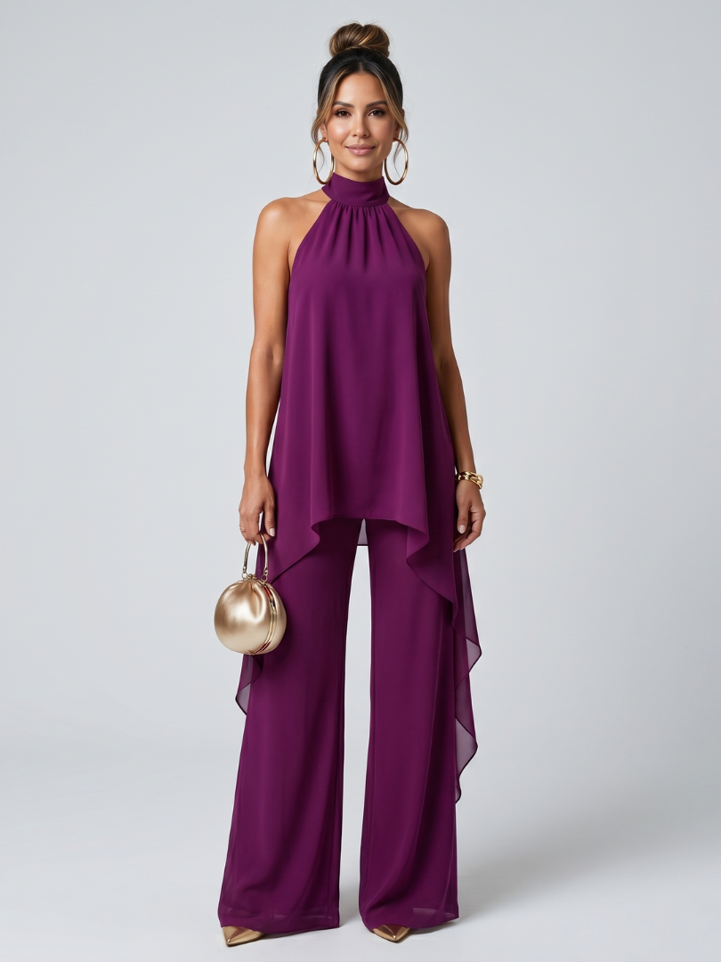 Zareen | Set aus asymmetrischer Tunika und weiter Hose