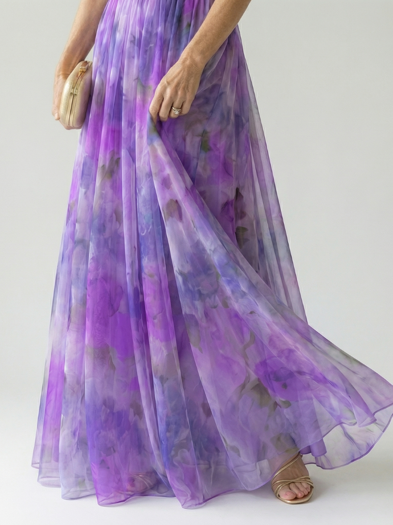 Kala | Weiches Maxikleid in Wickeloptik