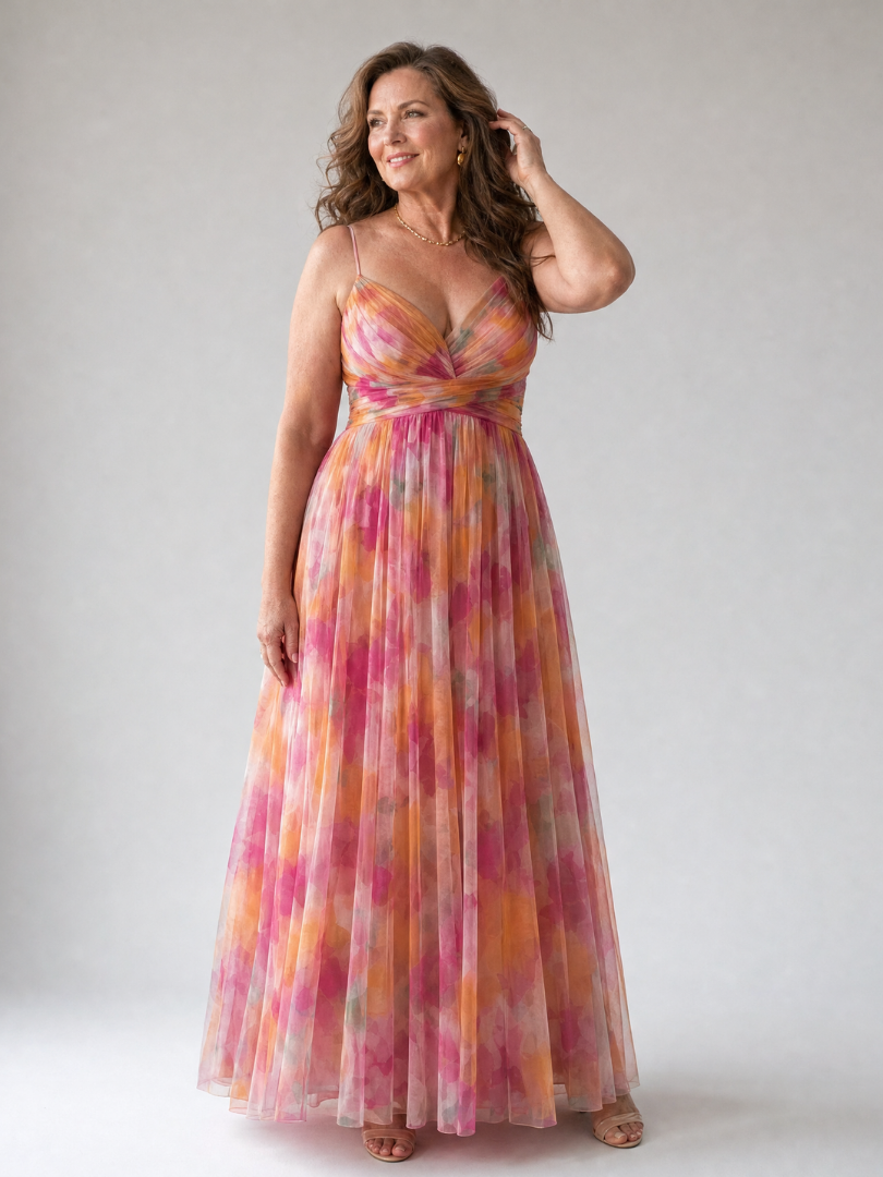 Kala | Weiches Maxikleid in Wickeloptik