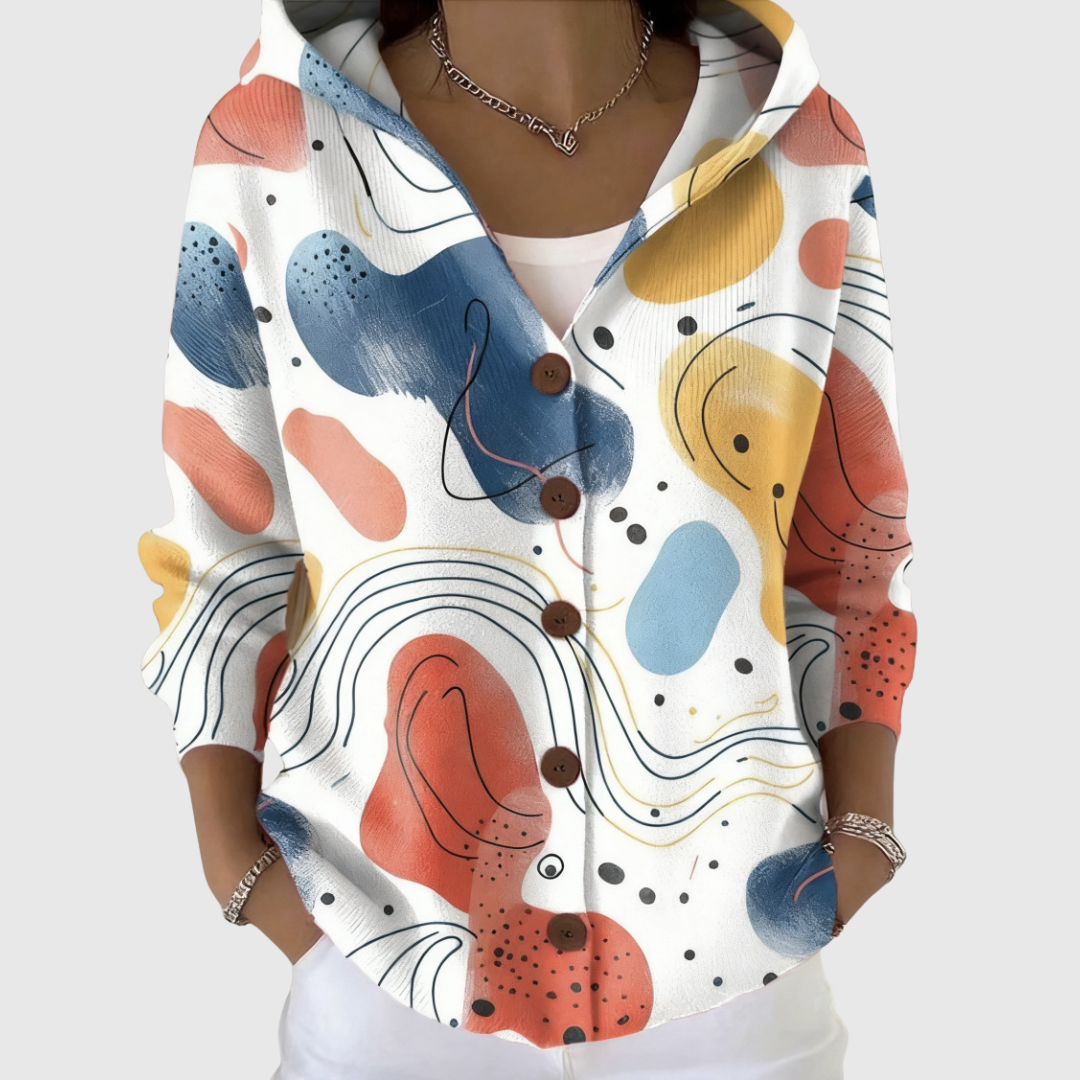 Stella Strickjacke mit Kapuze – Ansicht 8