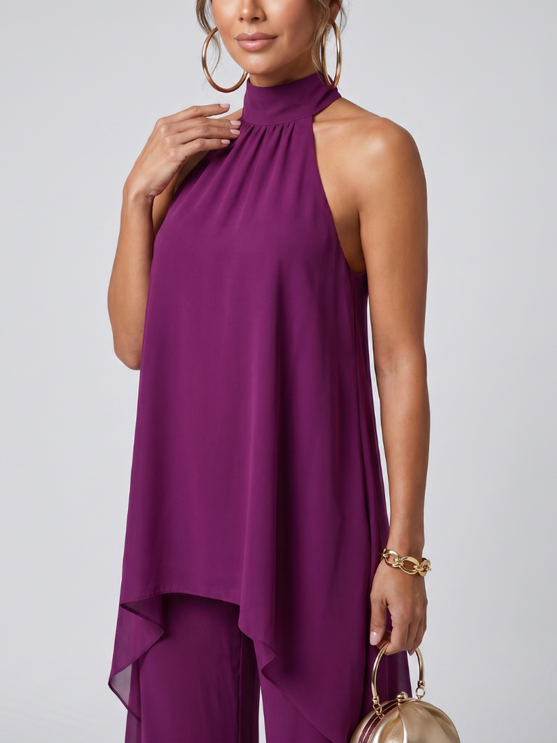 Zareen | Set aus asymmetrischer Tunika und weiter Hose