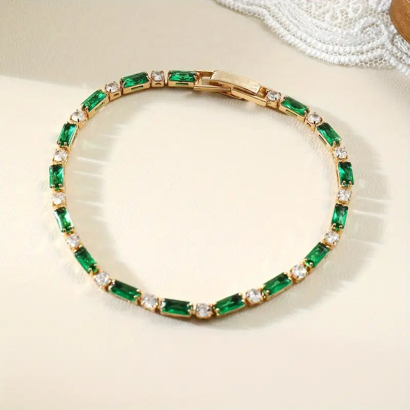 Emerald-Look Armband – Ansicht 2