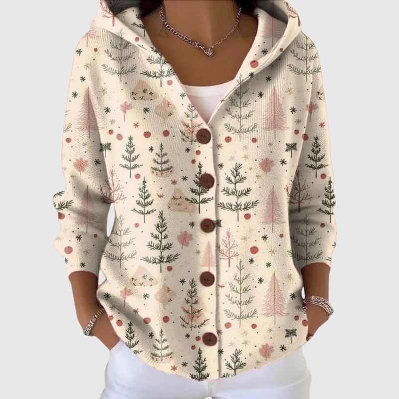 Marcella Strickjacke mit Kapuze