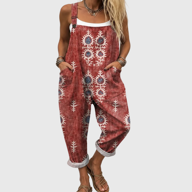 Weicher eleganter Boho-Jumpsuit