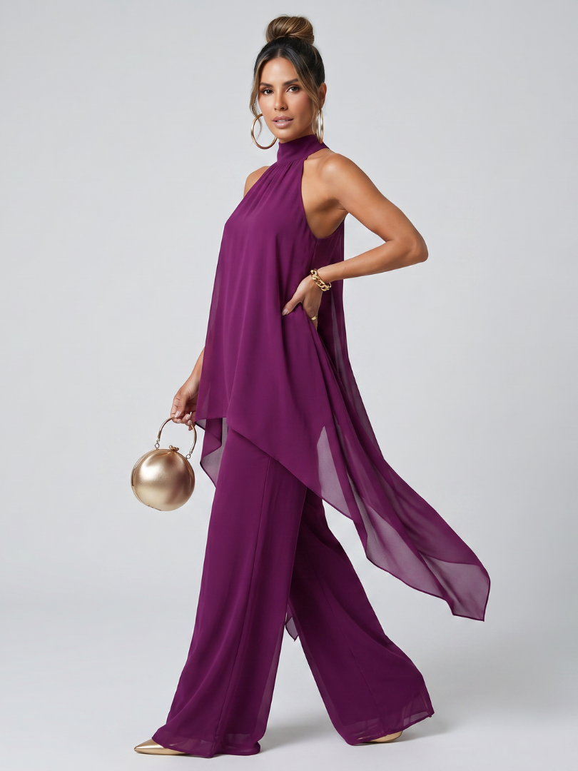 Zareen | Set aus asymmetrischer Tunika und weiter Hose