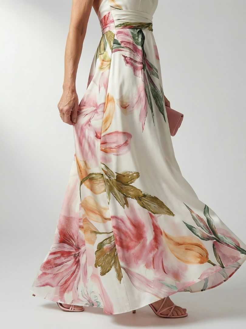 Amiel | Leichtes Maxikleid mit Blumenmuster