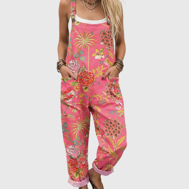 Bequemer bedruckter Jumpsuit