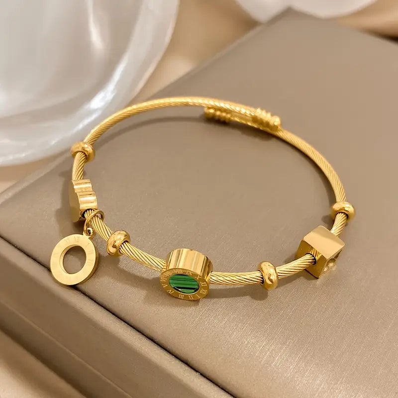 Emerald-Look Armband – Ansicht 7