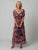 Calen | Off-Shoulder-Midi-Kleid in fließender Passform