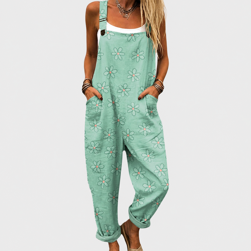 Bequemer bedruckter Jumpsuit