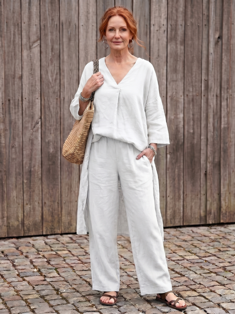 Onyx | Set aus lockerer Tunika und weiter Hose