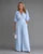Emene | Drapierter Jumpsuit mit V-Ausschnitt, weitem Bein und lockerer Passform