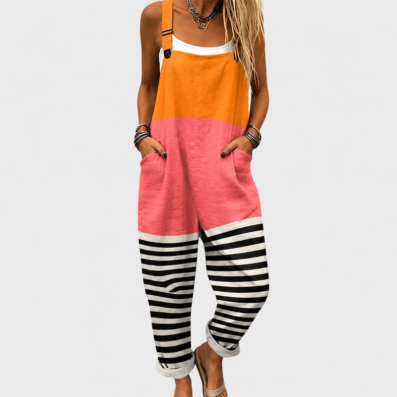 Bequemer bedruckter Jumpsuit – Ansicht 8