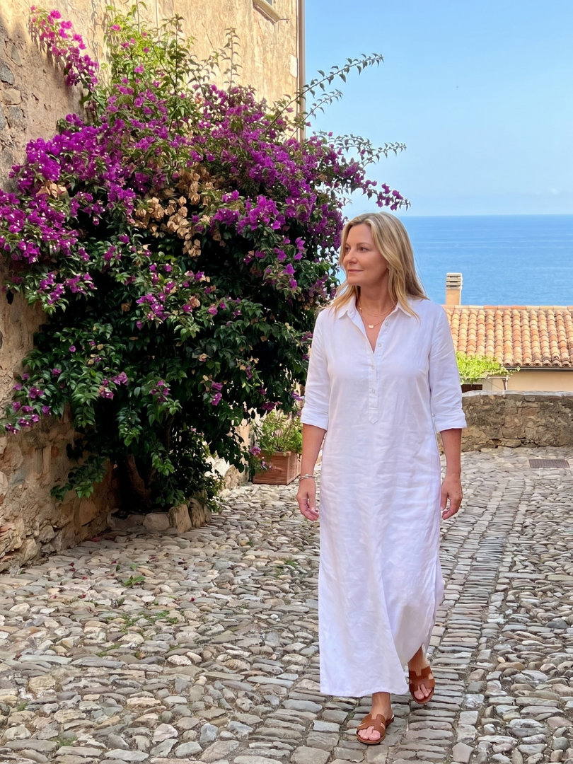 Veronica | Langärmliges Maxikleid mit lässiger Silhouette