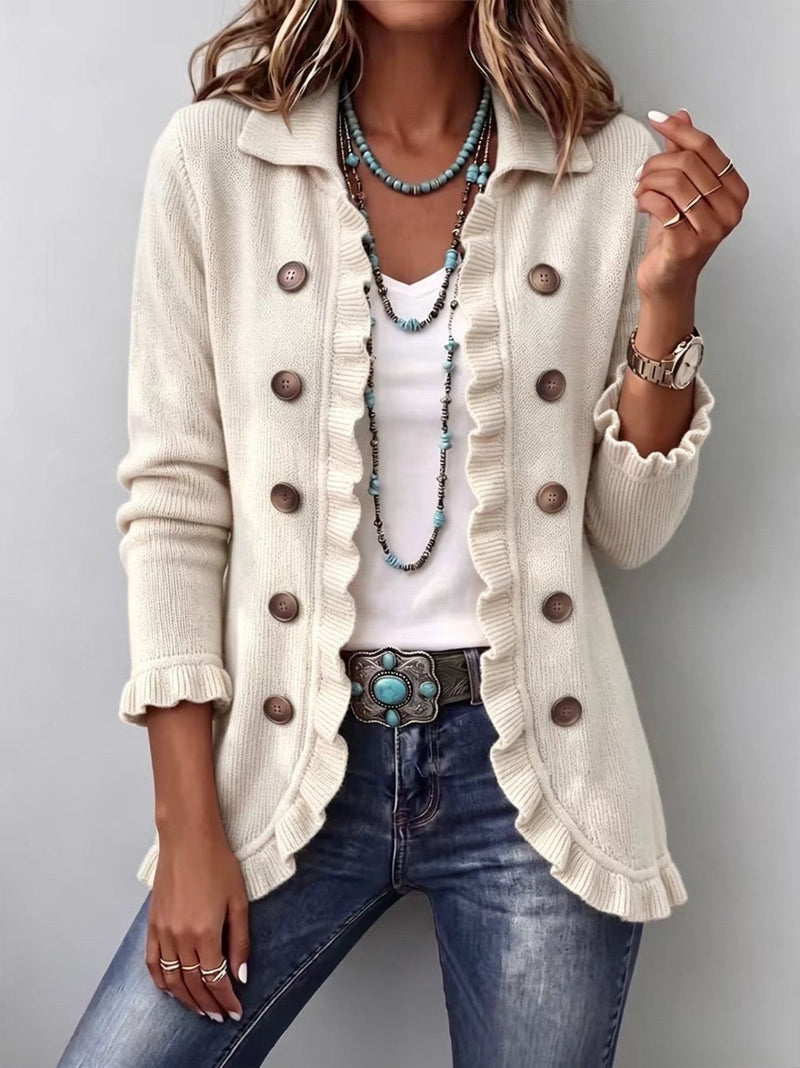 Ottavia Cord-Jacke Elfenbein