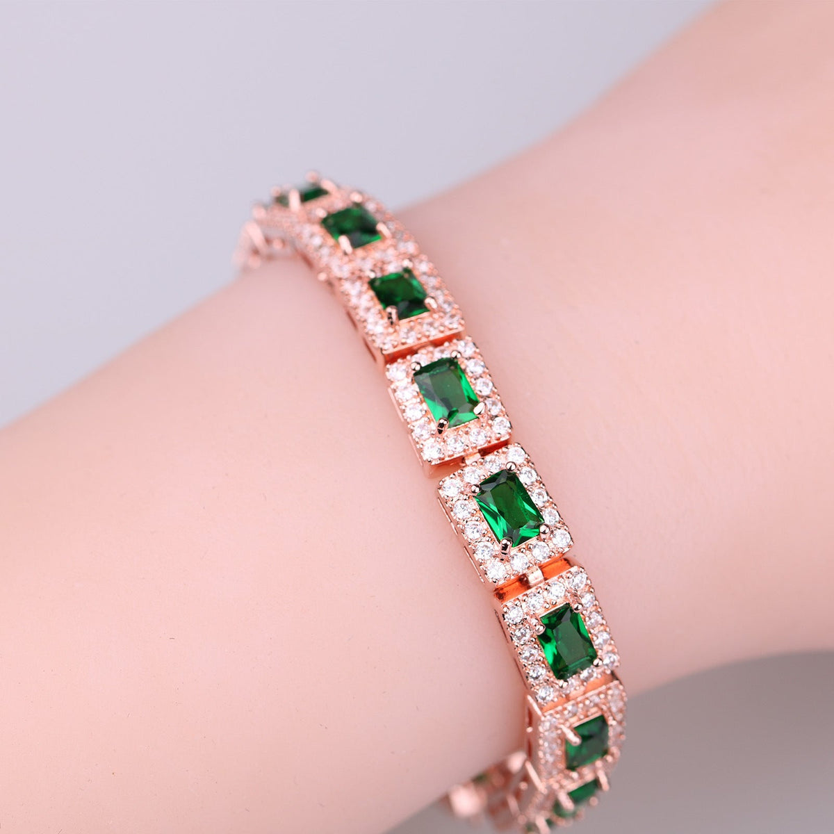 Emerald-Look Armband – Ansicht 2