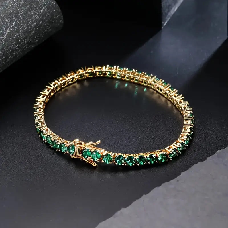 Emerald-Look Armband – Ansicht 2