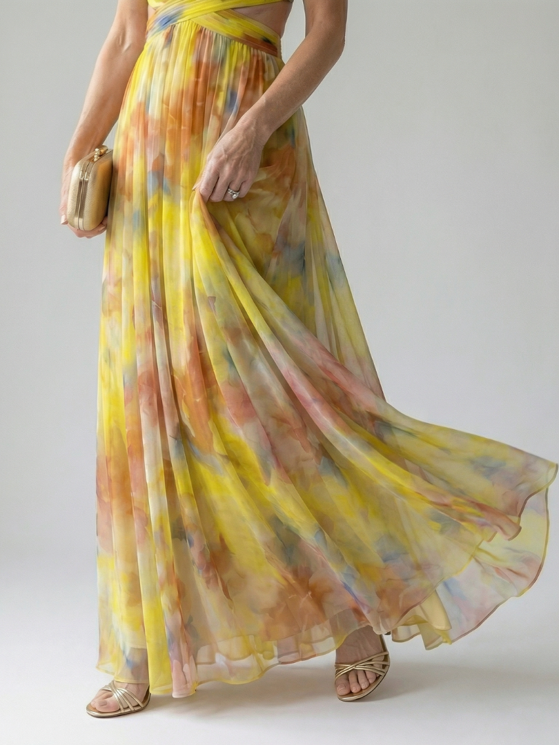 Kala | Weiches Maxikleid in Wickeloptik