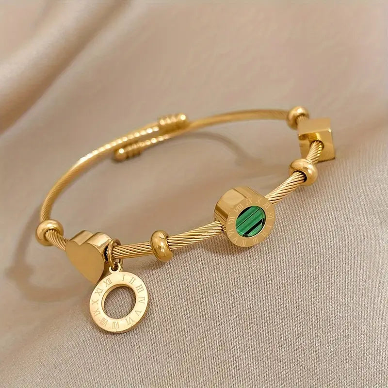 Emerald-Look Armband – Ansicht 4