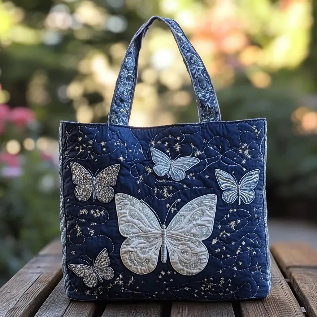 Shopper Silberner Schmetterling – Ansicht 3