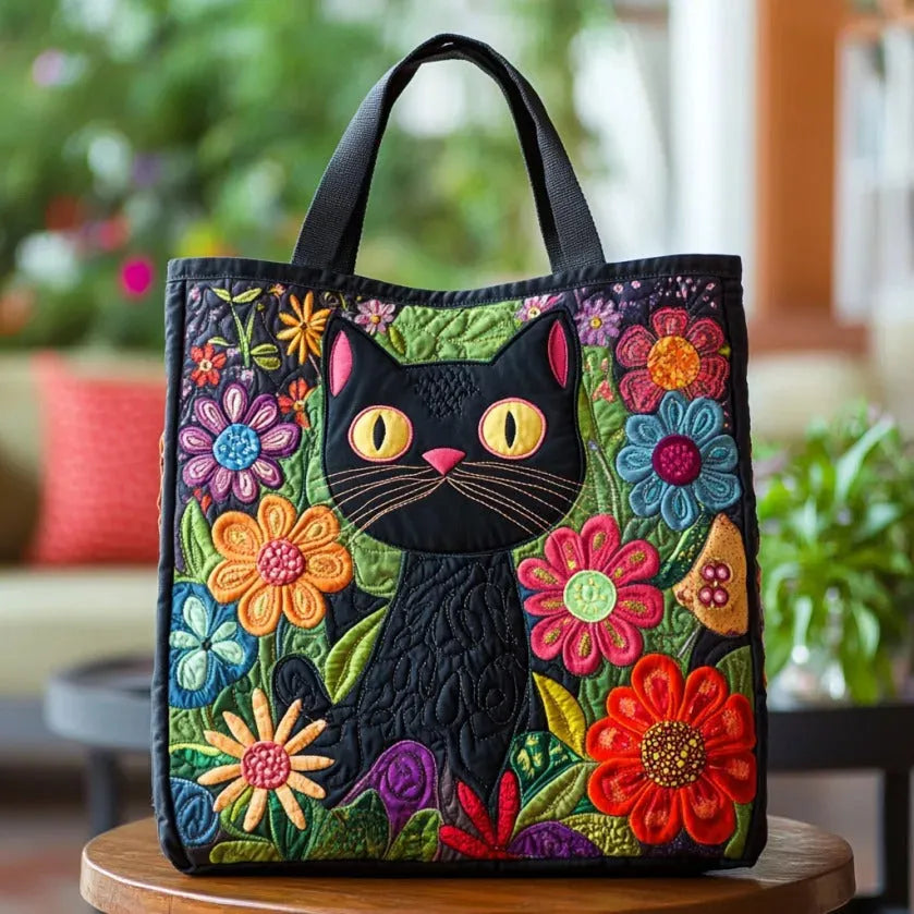 Shopper Verzauberte schwarze Katze – Ansicht 3