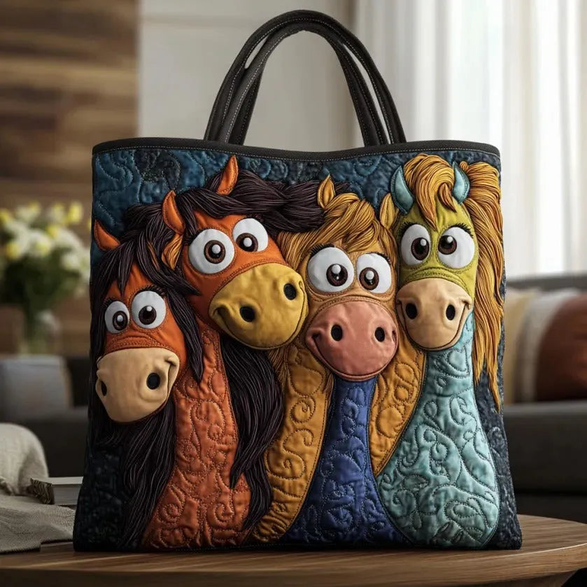 Shopper Lustige Ponys – Ansicht 3