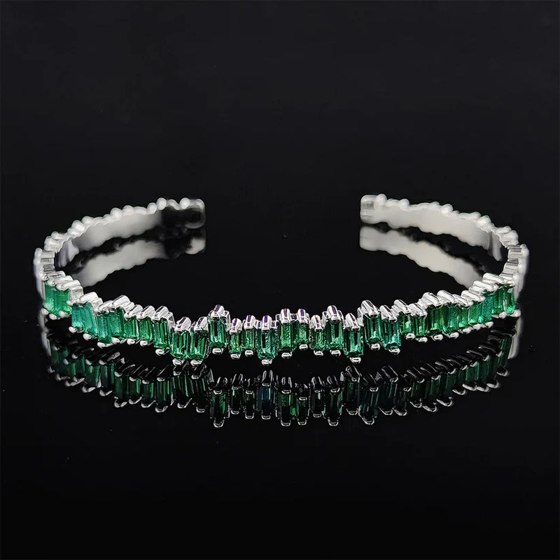 Emerald-Look Armband
