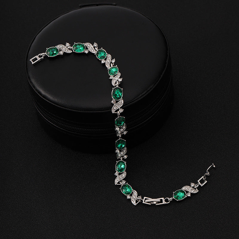 Emerald-Look Armband – Ansicht 3