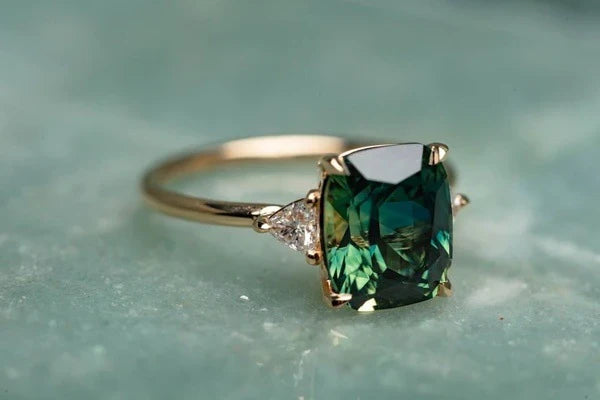 Emerald-Look Ring – Ansicht 4
