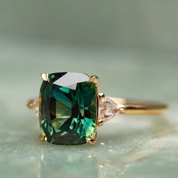 Emerald-Look Ring – Ansicht 2