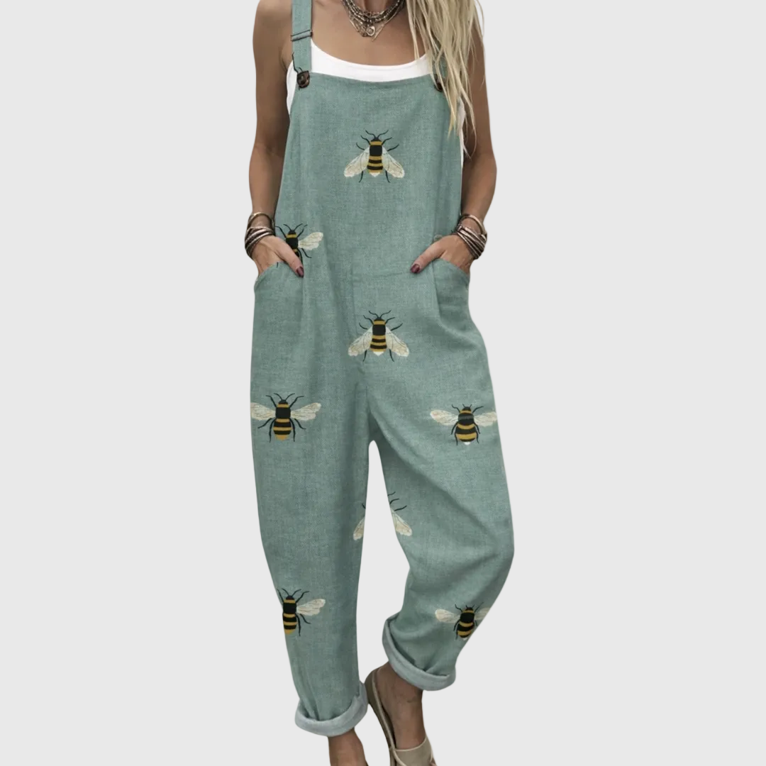 Bequemer bedruckter Jumpsuit