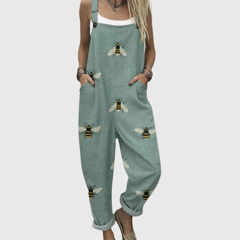 Bequemer bedruckter Jumpsuit