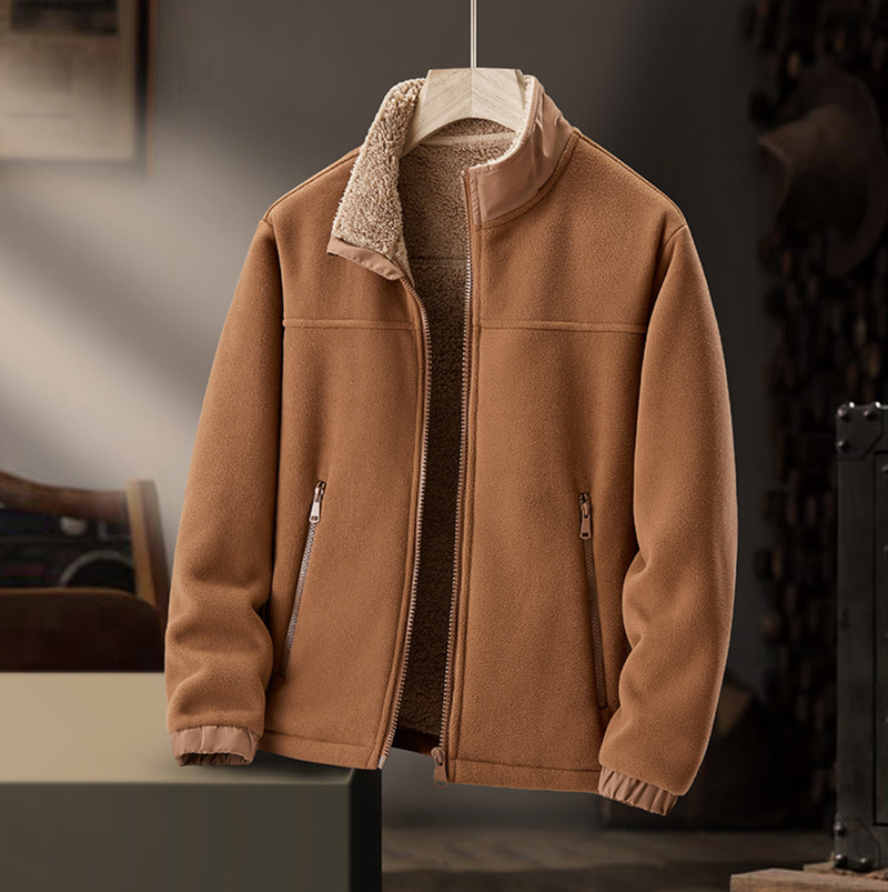 Grayson Zip-Jacke mit Plüschkragen – Ansicht 10