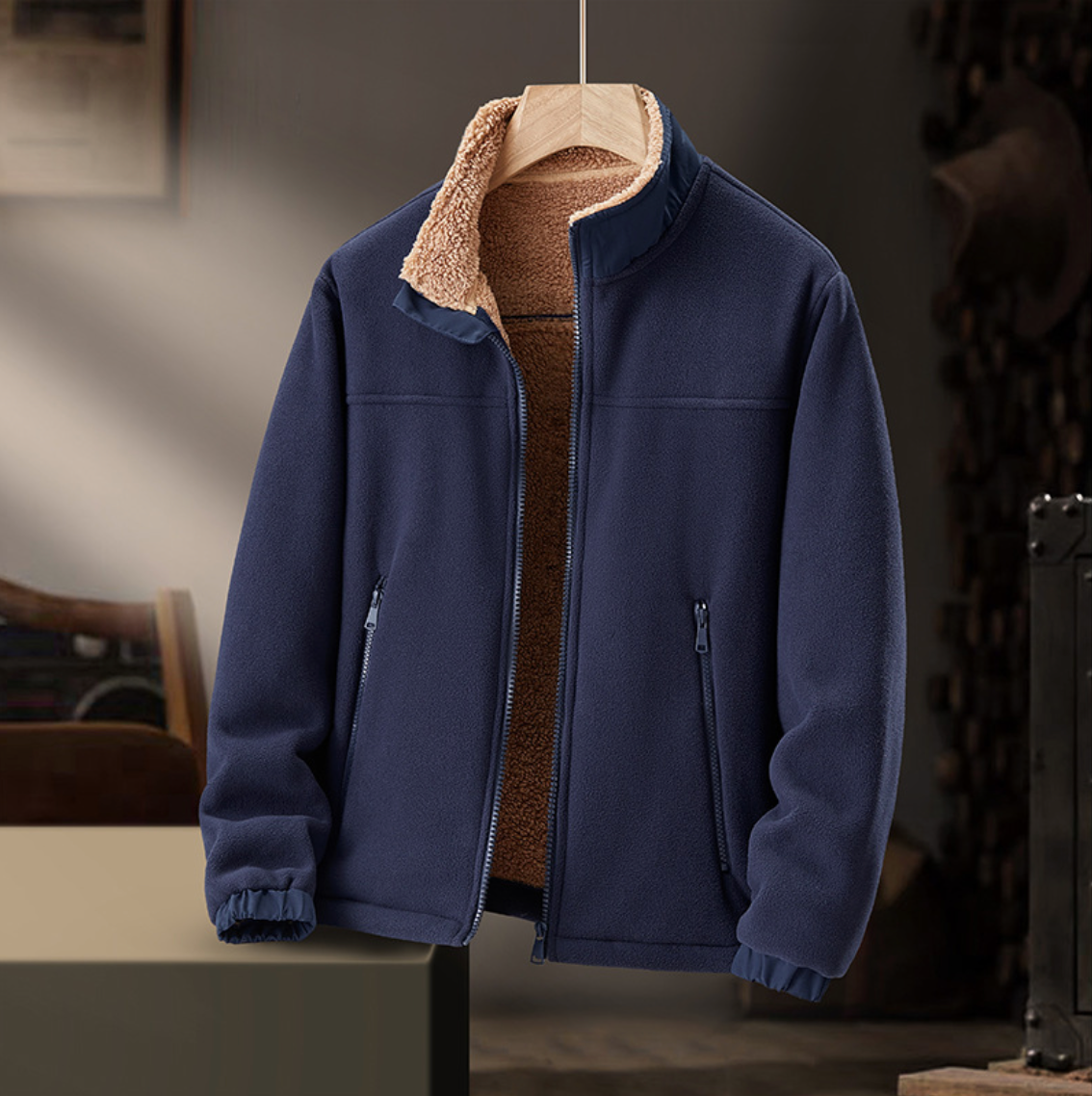 Grayson Zip-Jacke mit Plüschkragen – Ansicht 17