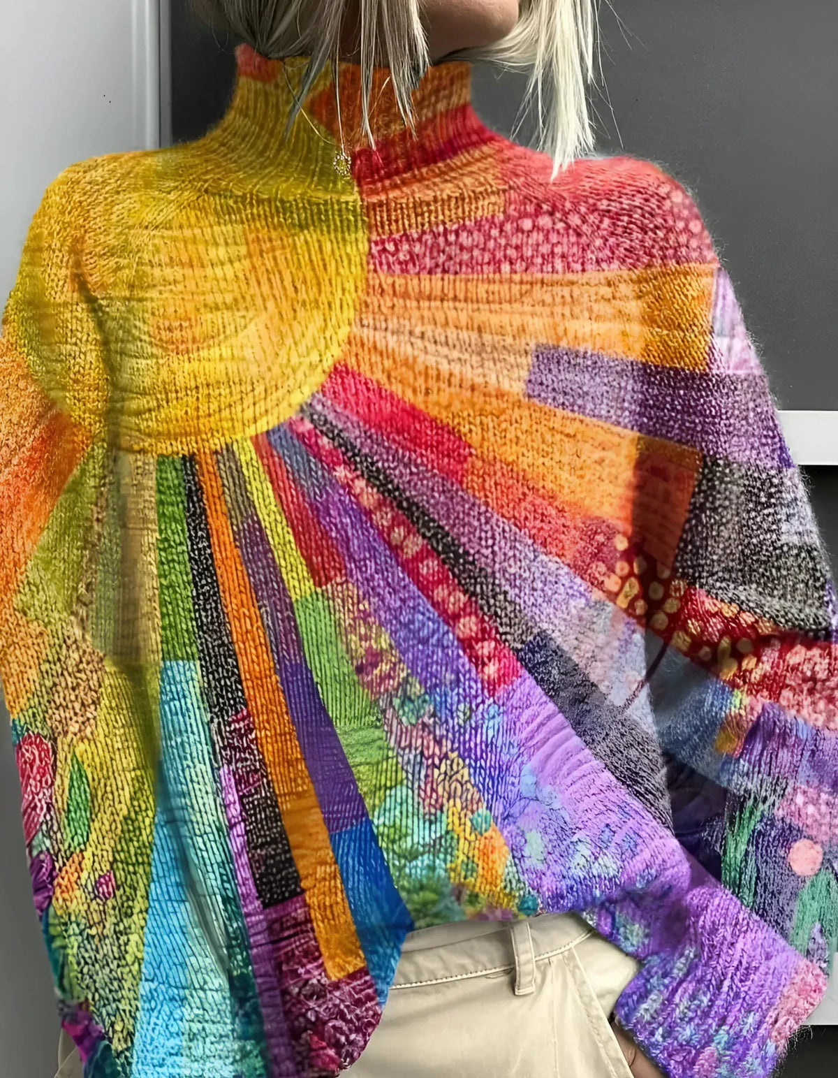 Amalia Eleganter Rollkragenpullover – Ansicht 6