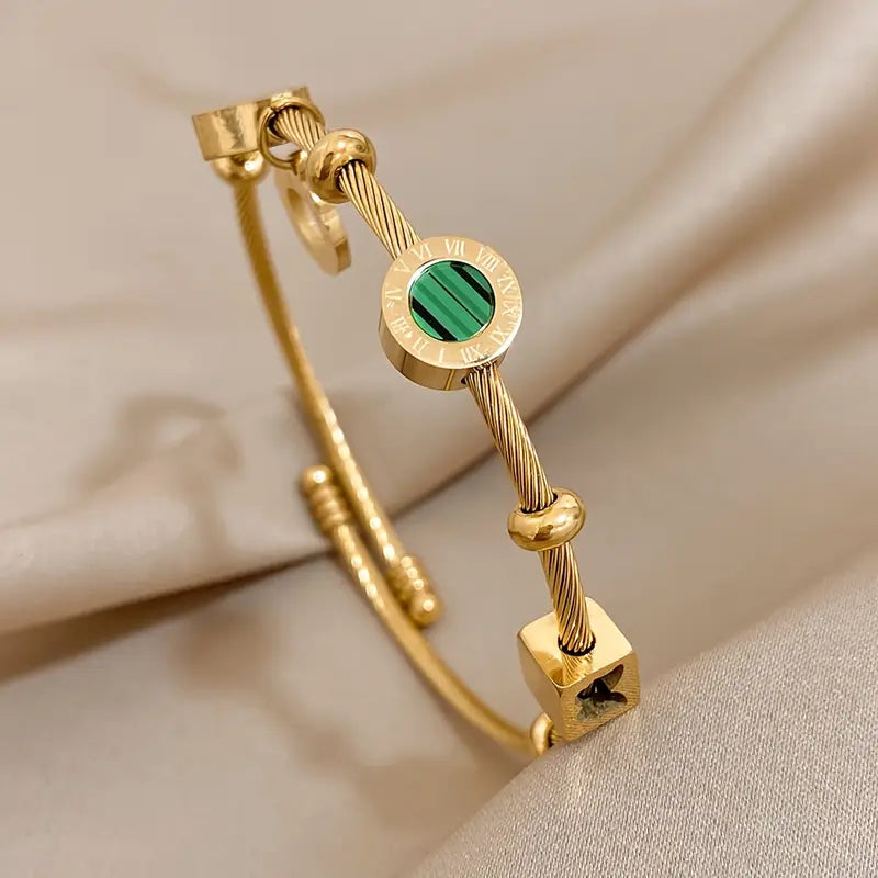 Emerald-Look Armband – Ansicht 5