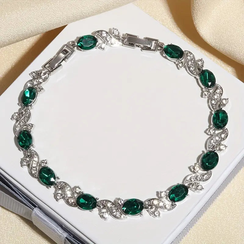 Emerald-Look Armband – Ansicht 2